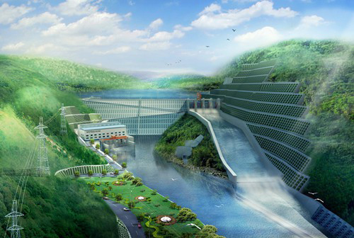 清水老挝南塔河1号水电站项目
